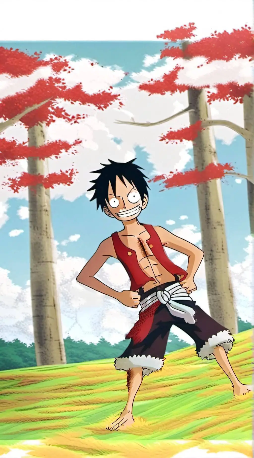 ai character: One piece the end? background