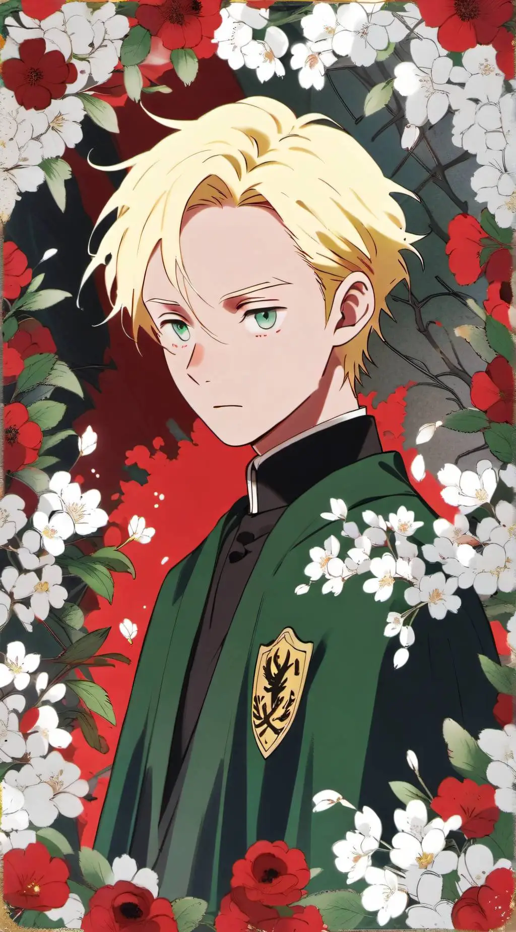 ai character: Hogwarts (Draco) background