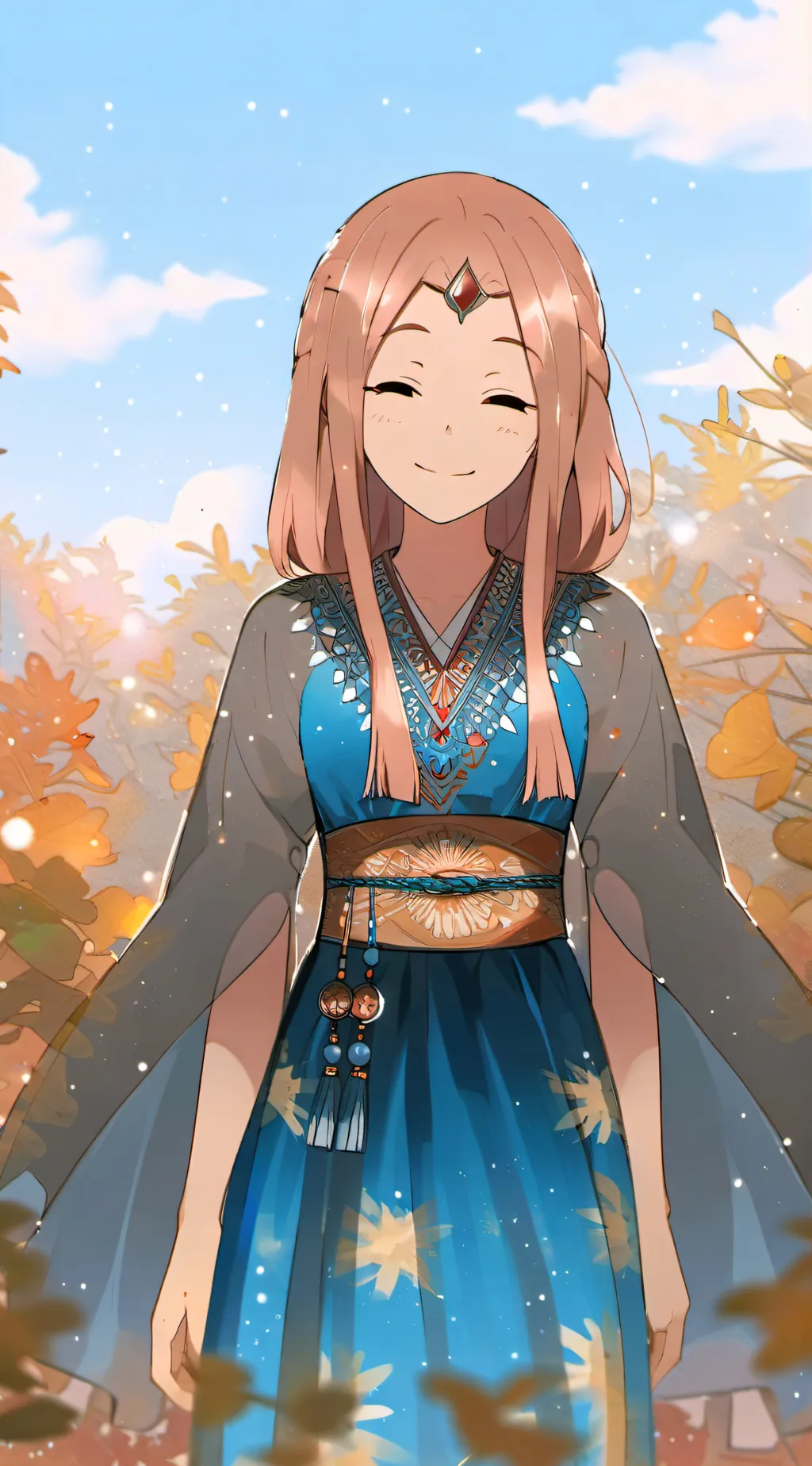 ai character: Mitsuki La background