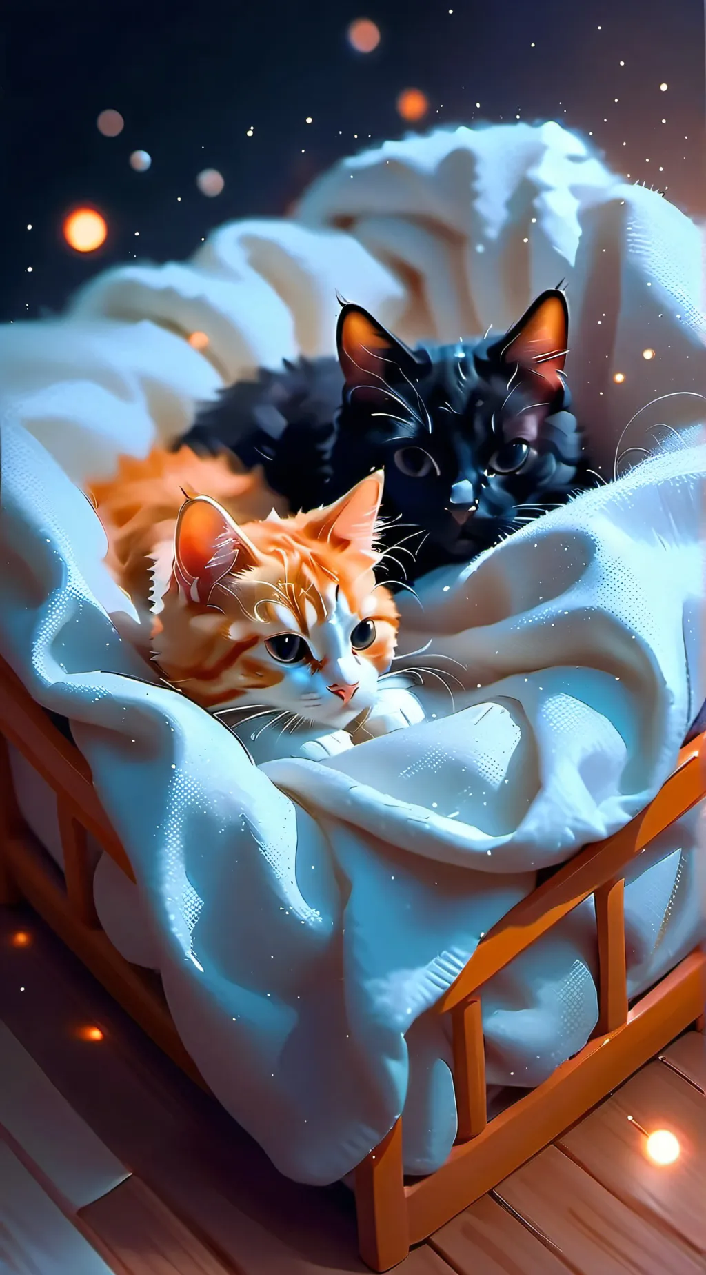 ai character: 2 Kitty’s! background