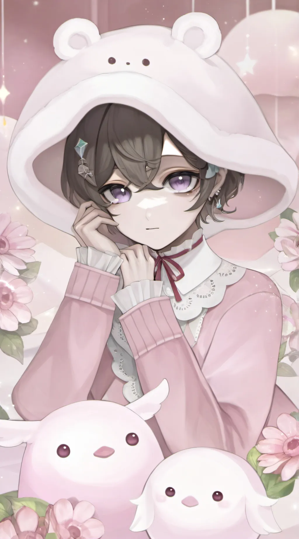 ai character: demon slayer  background