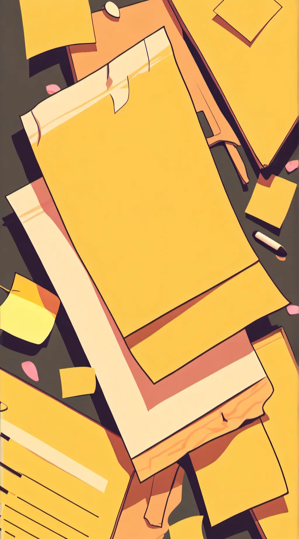 ai character: Stickythynote  background