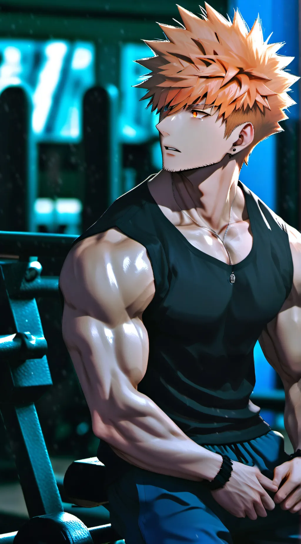 ai character: bakugo background