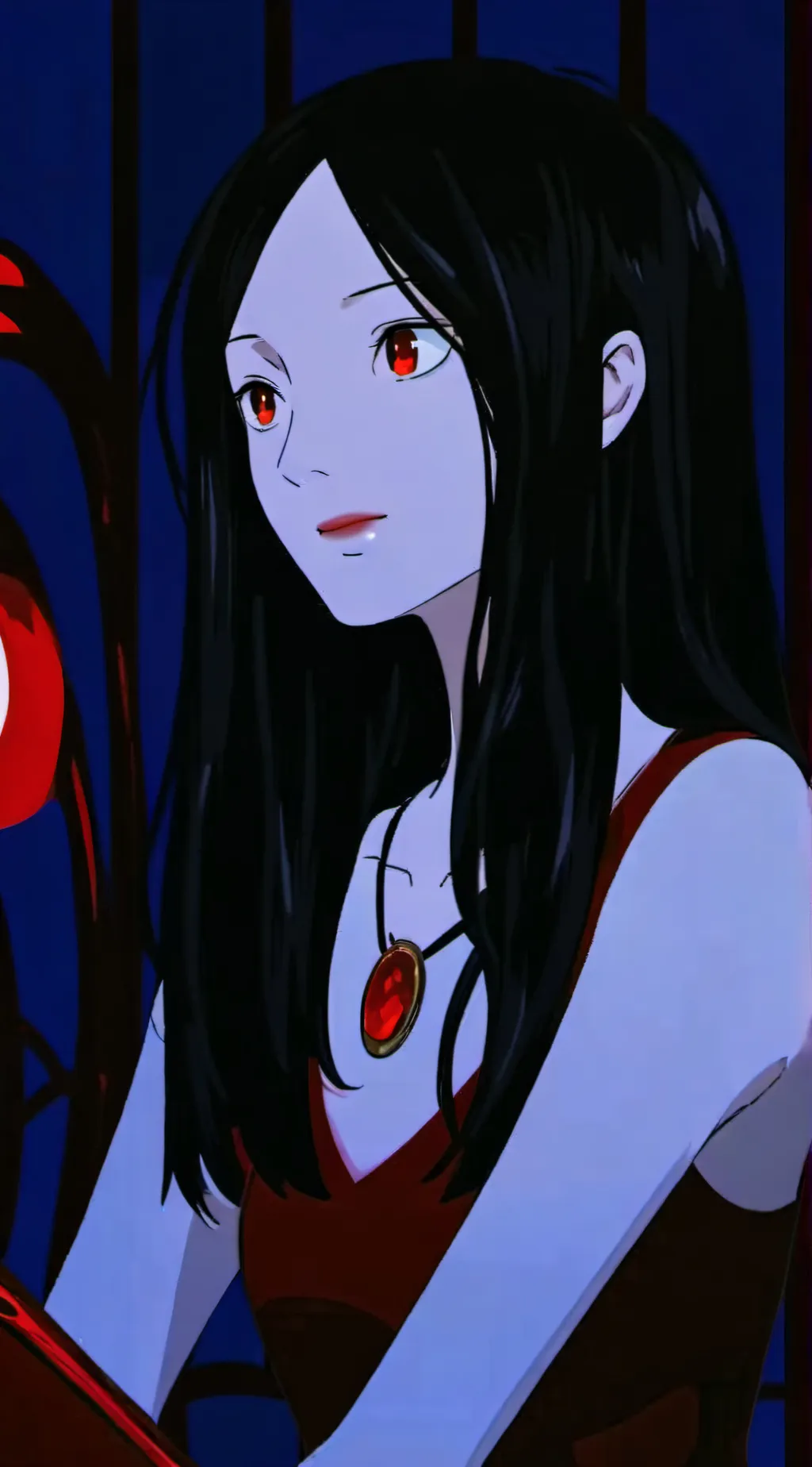 ai character: Marceline  background