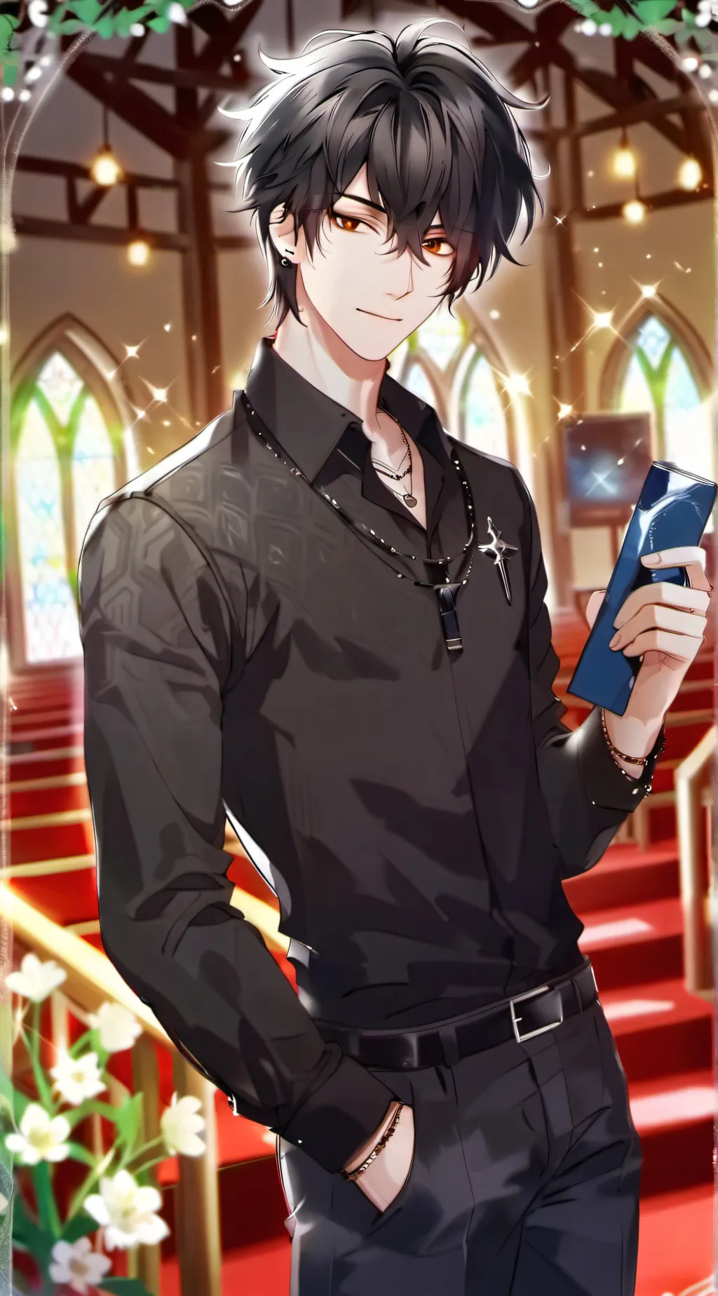 ai character: Luigi background