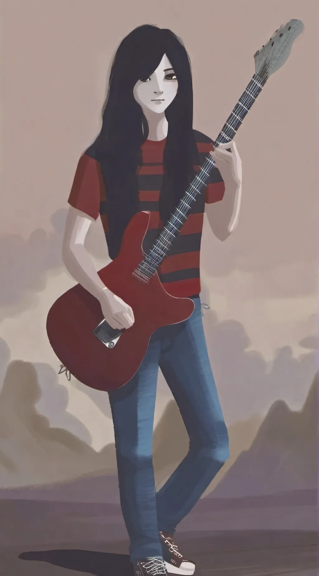 ai character: Marcy vampire  background