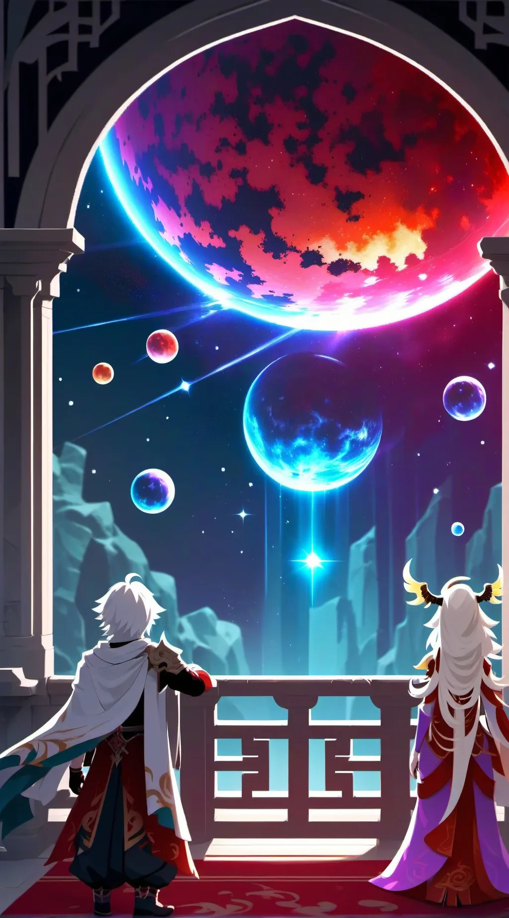 ai character: Simulation Game background