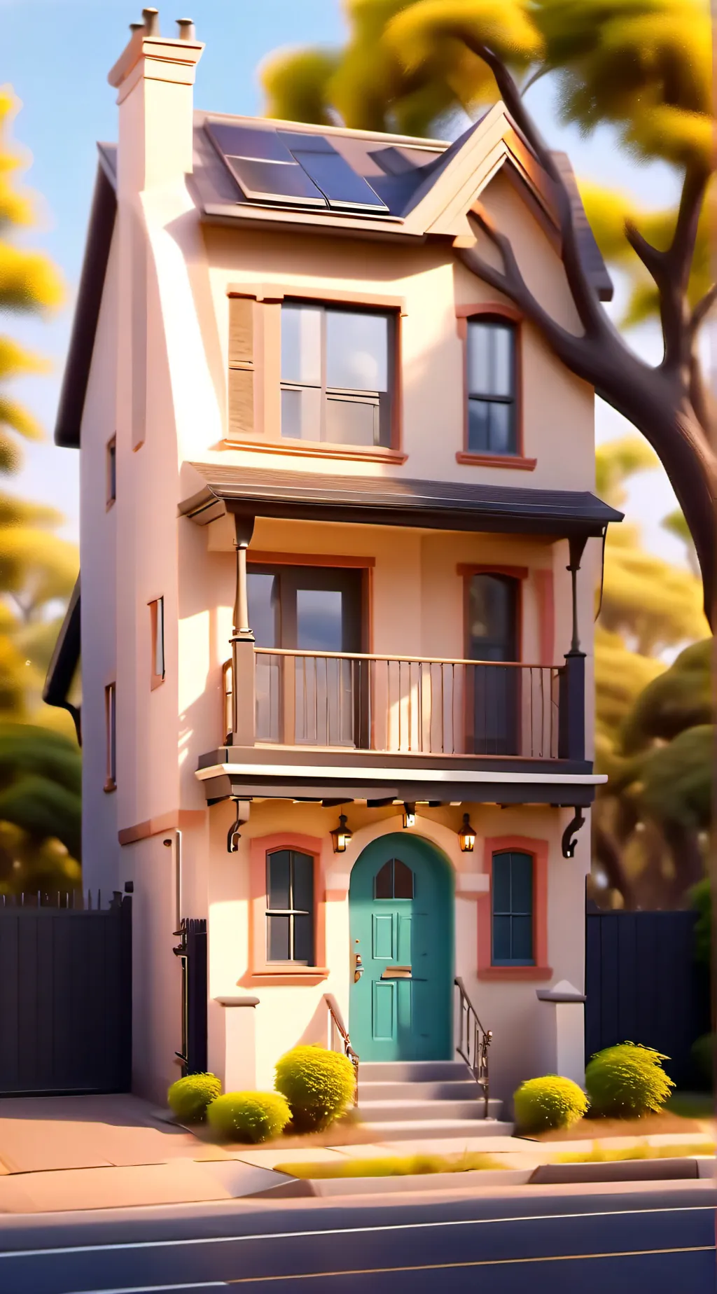 ai character: Smiling Critter  background