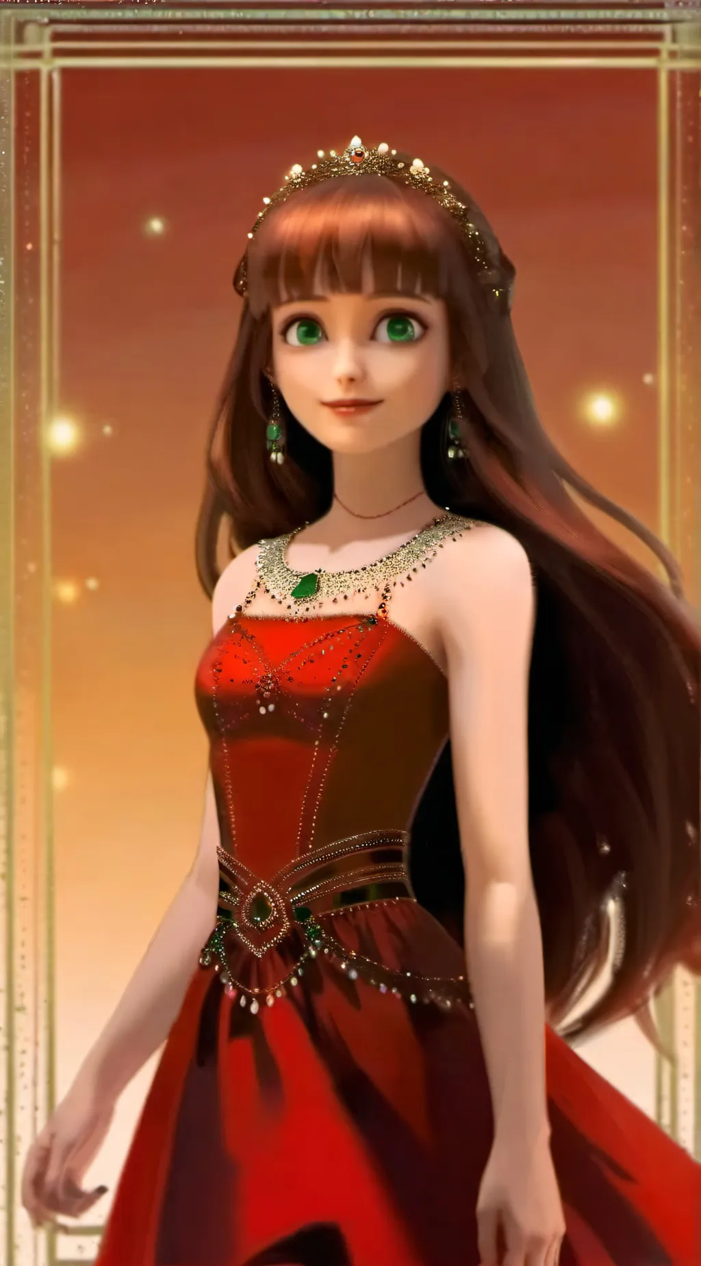 ai character: Lila x Marinette  background