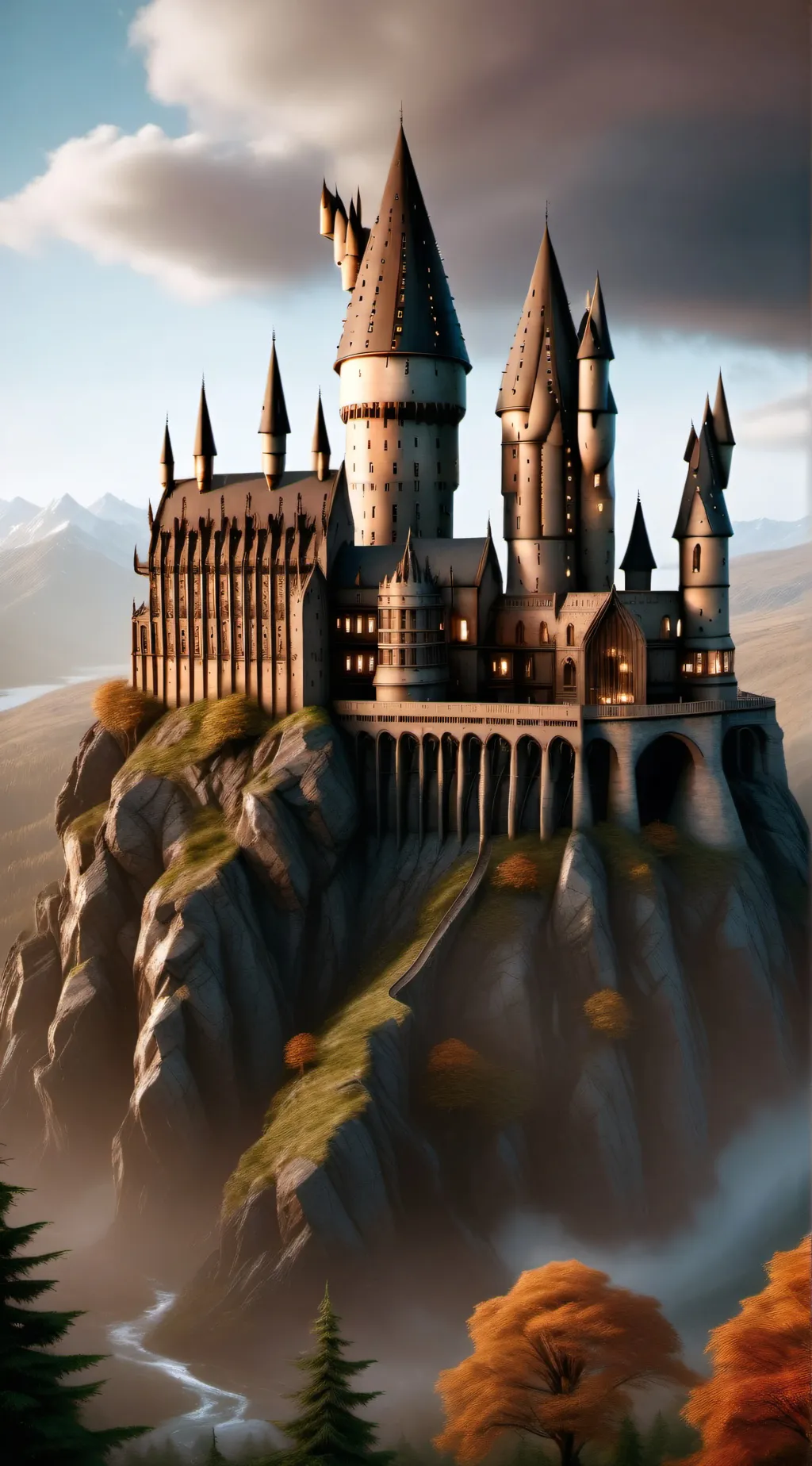 ai character: Hogwarts background