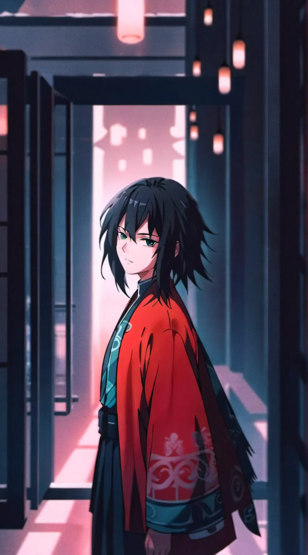 ai character: Female Giyu background