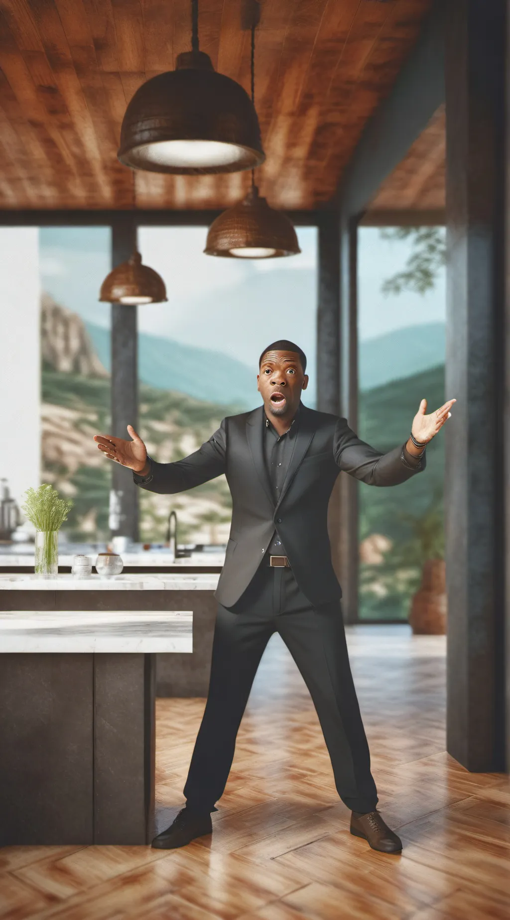 ai character: cheetah meme background