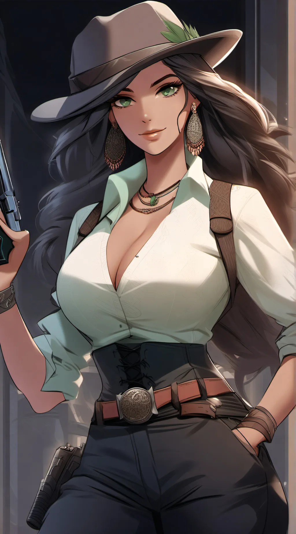 ai character: Lucille background