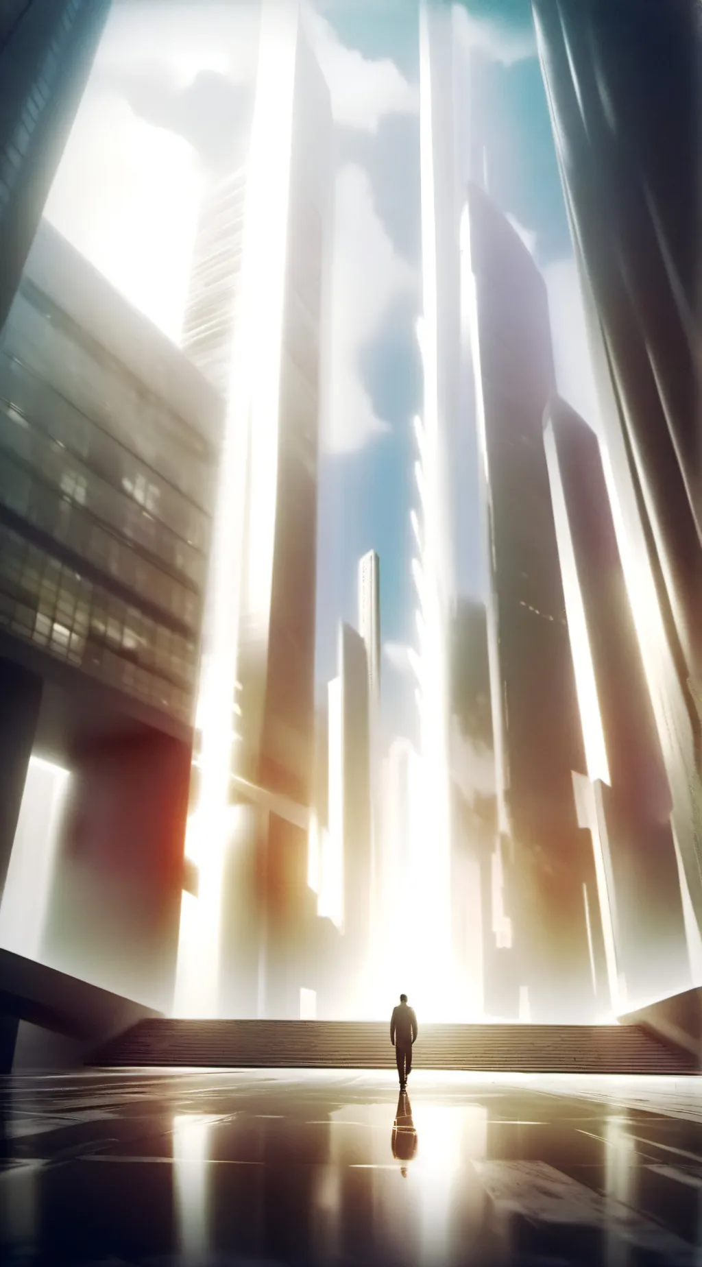 ai character: red background