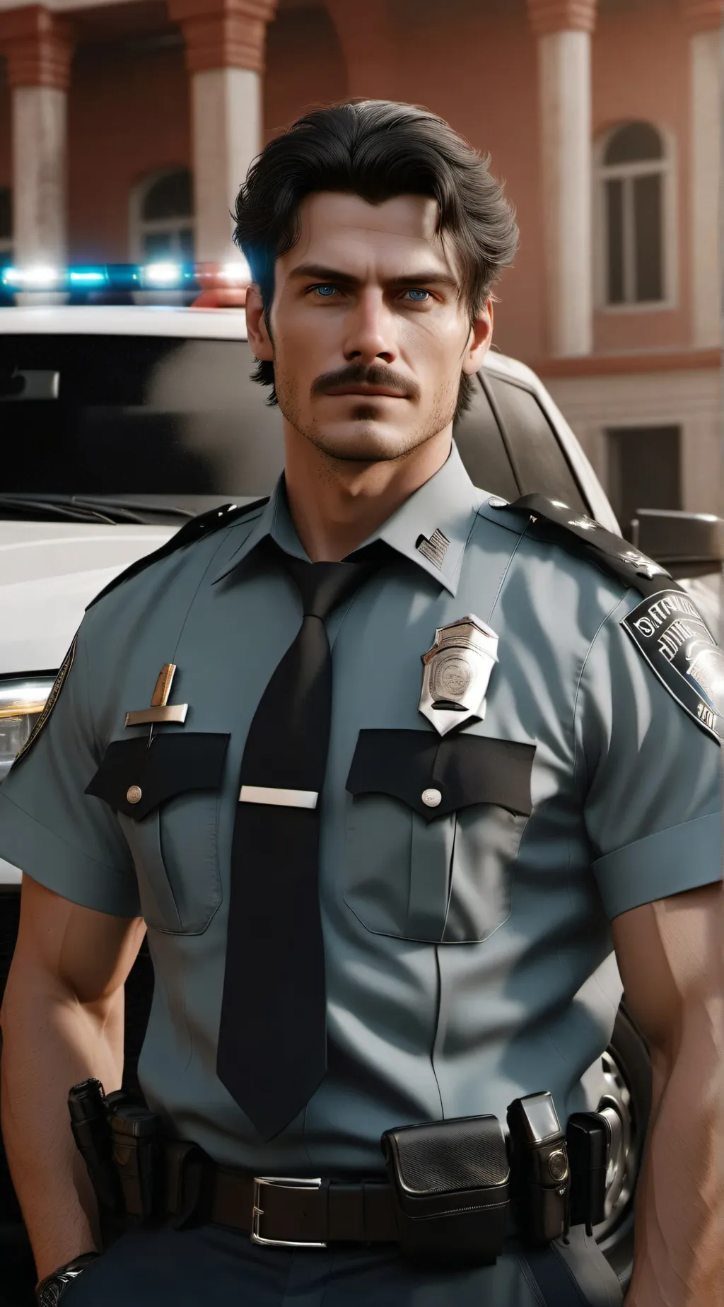 ai character: Brennan Williams  background