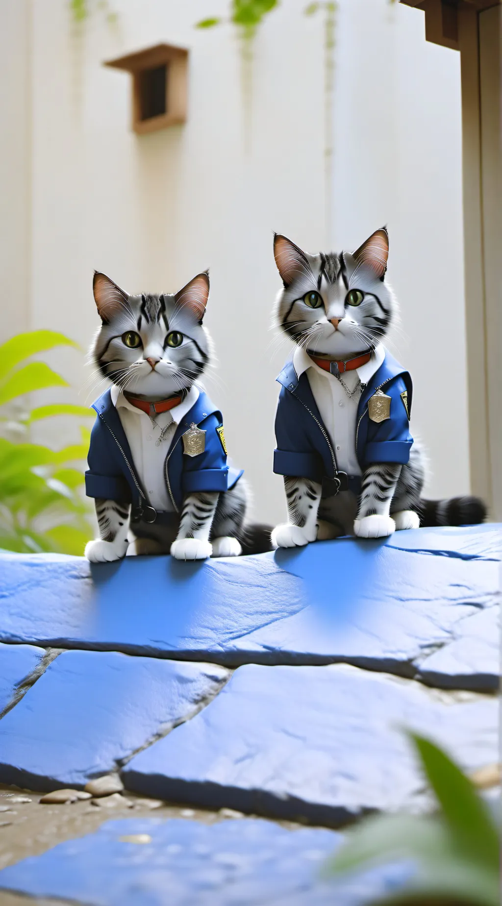 ai character: Van , and Justin  background