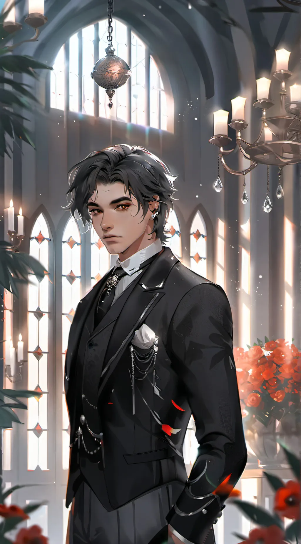 ai character: Victor  background