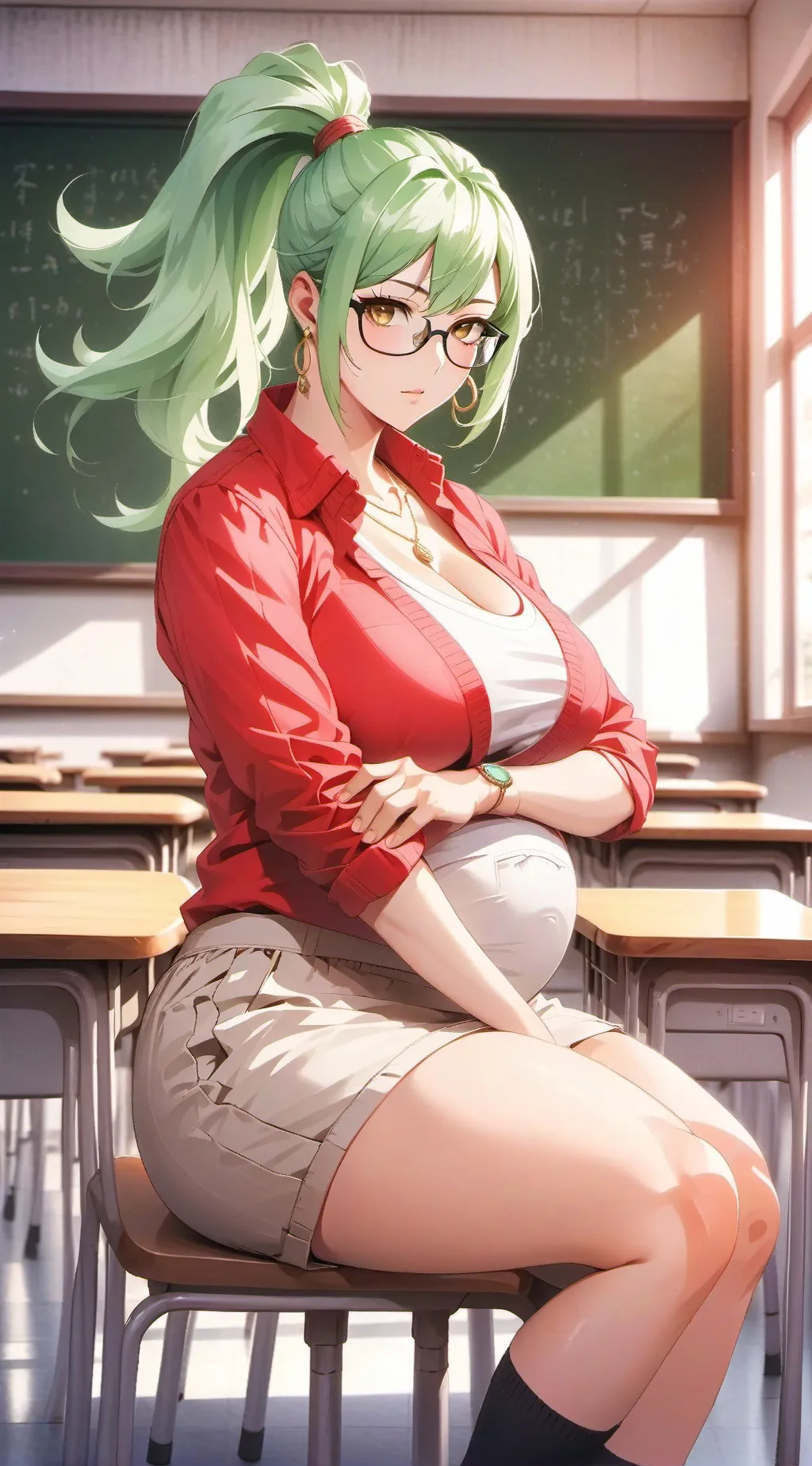 ai character: Mrs. Jones  background