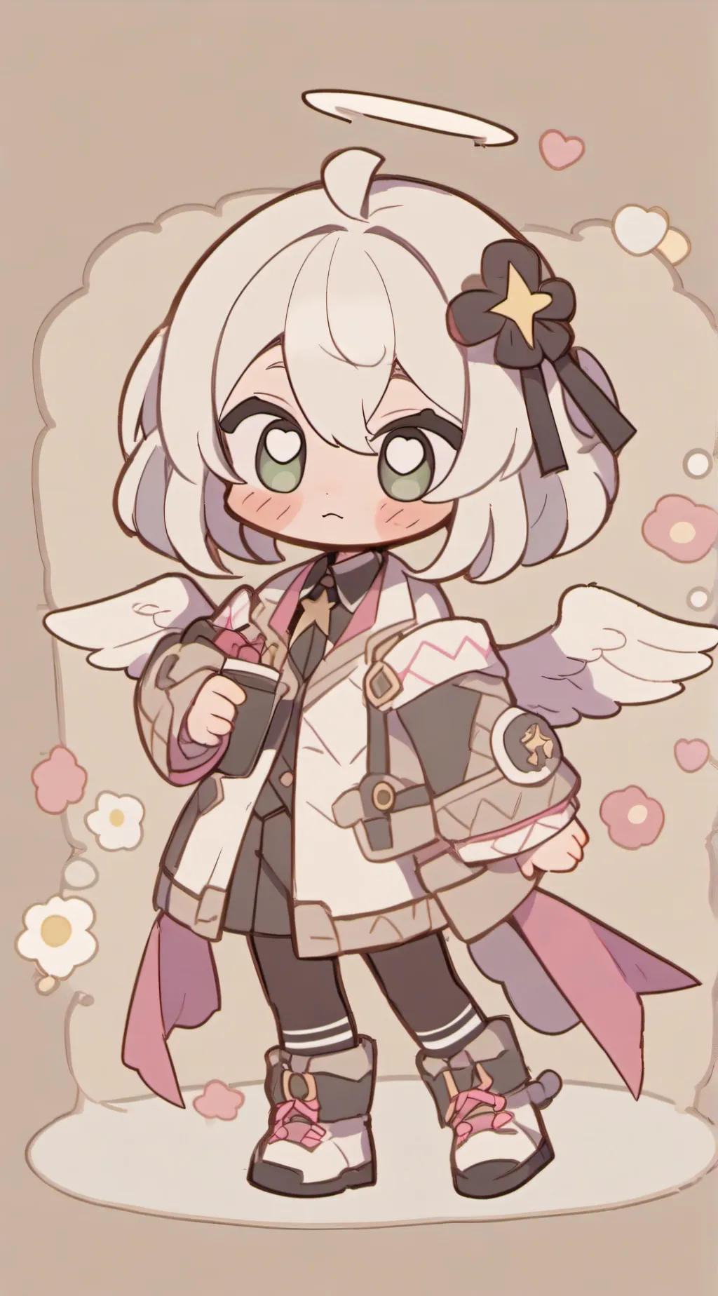 ai character: angel background