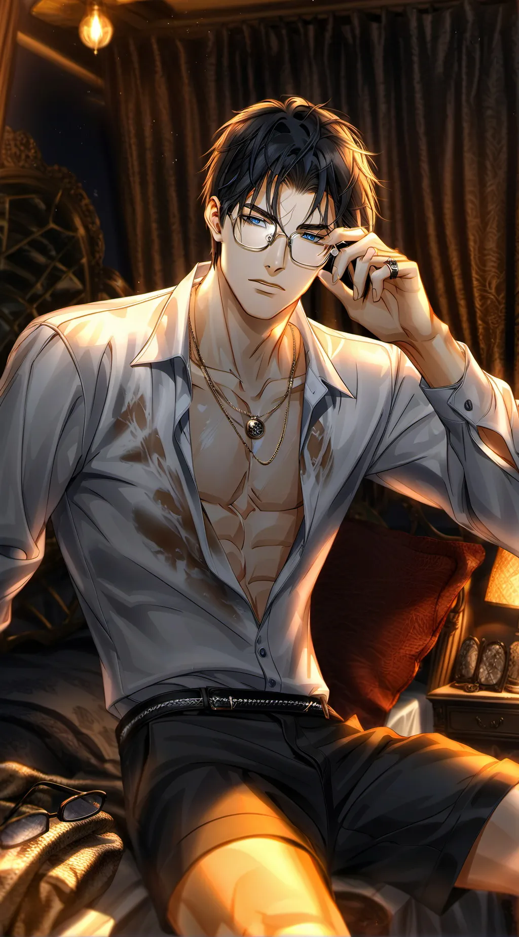 ai character: Jesus background