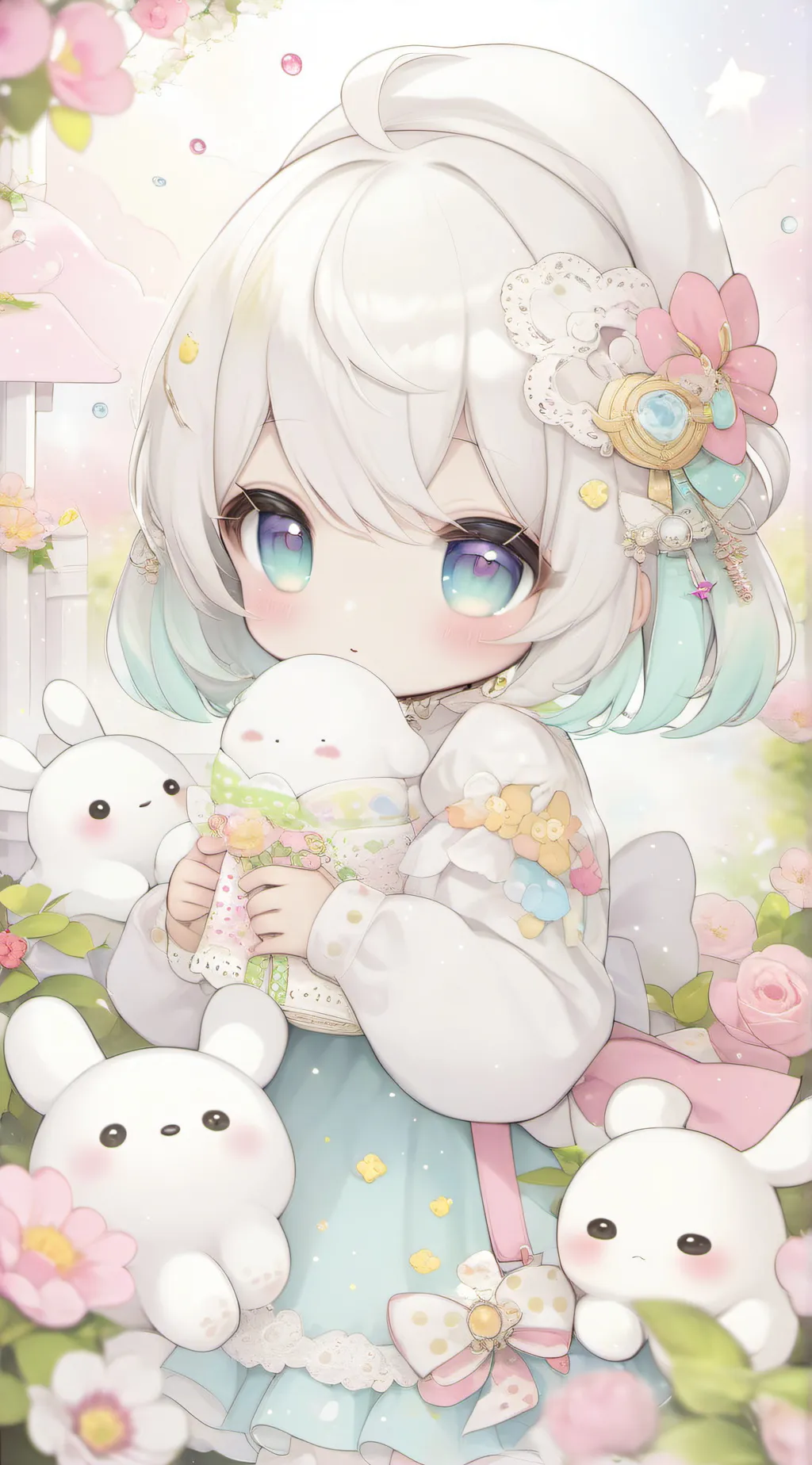 ai character: pinkie background