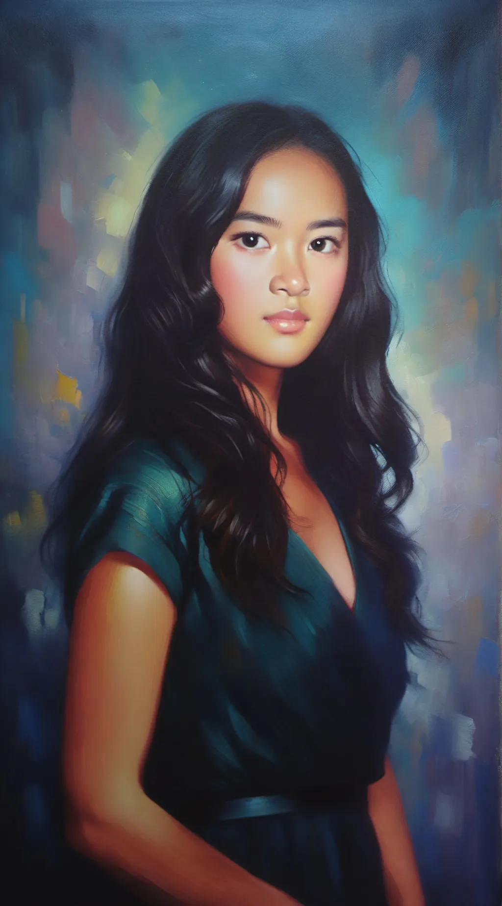 ai character: Nora miao  background