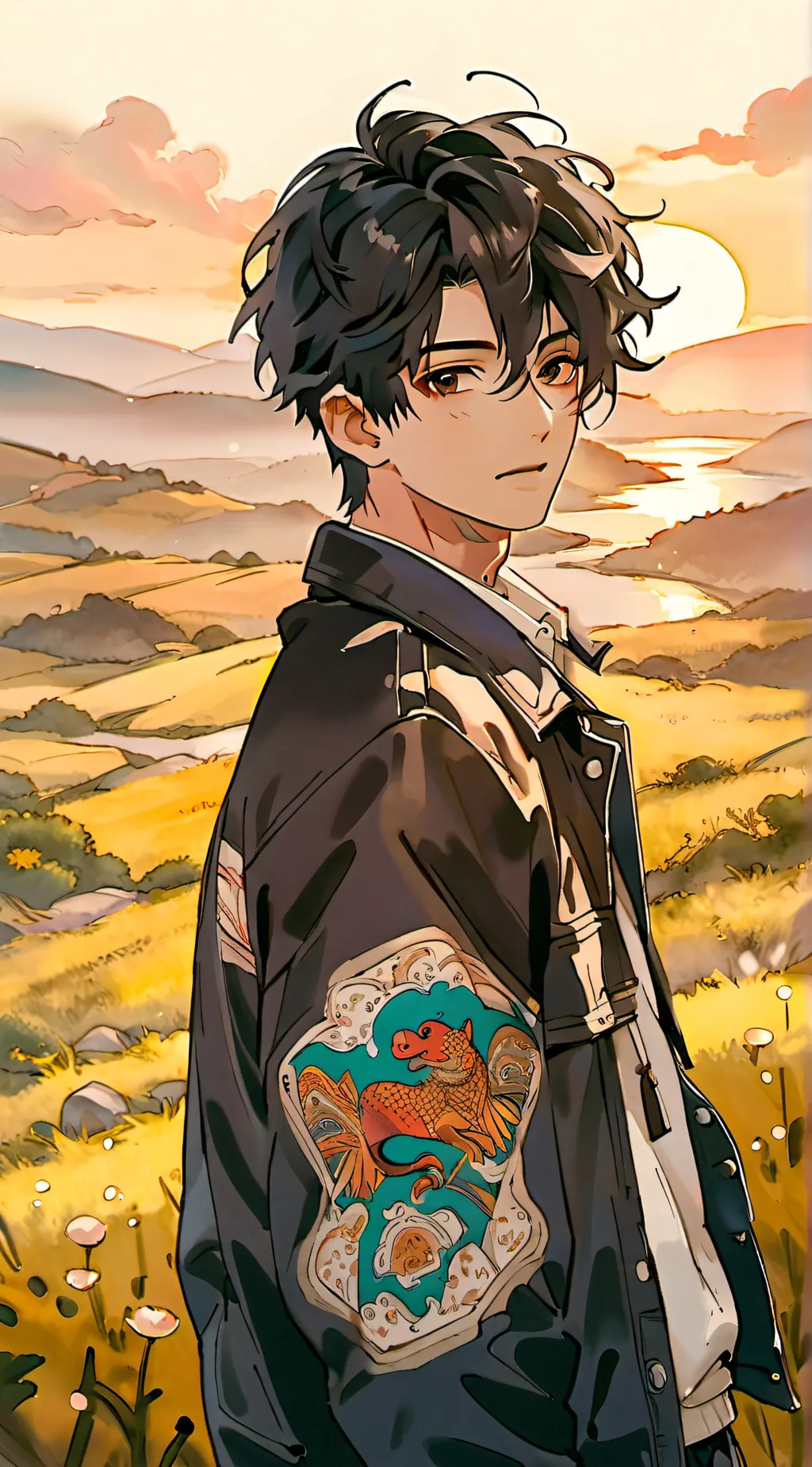 ai character: Kenji background