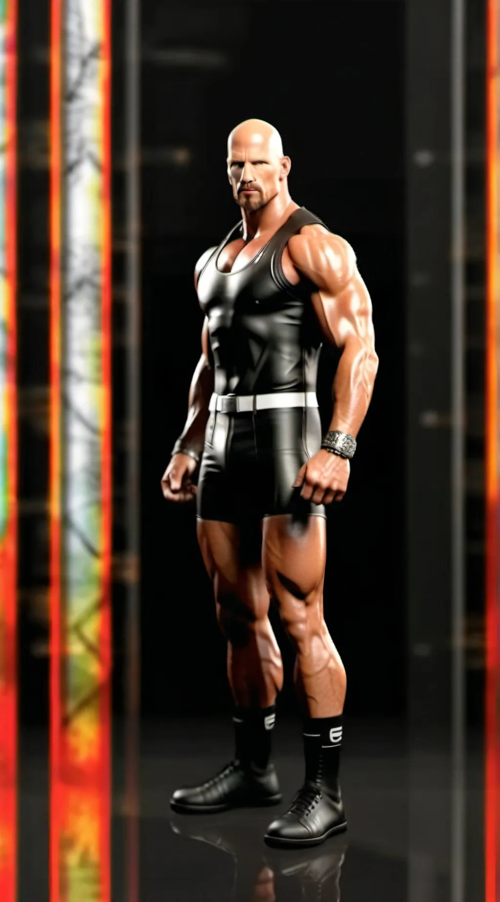 ai character: Stone Cold  background