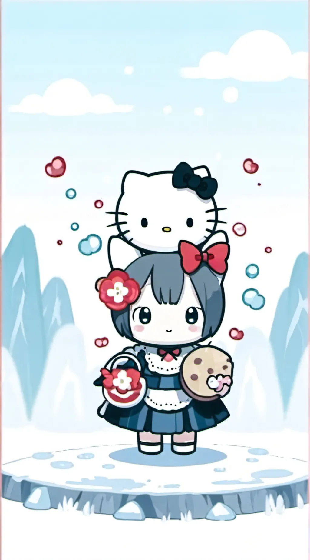 ai character: FnaF x mha background