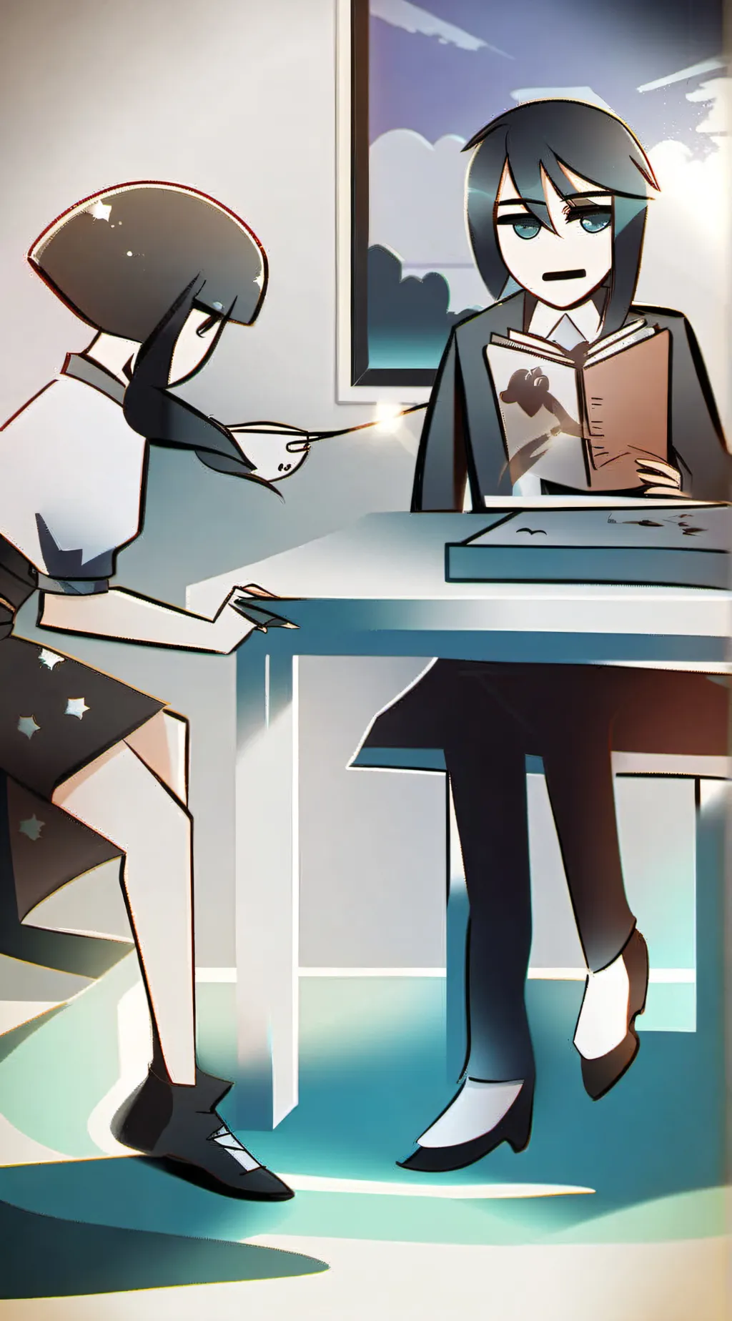 ai character: Hhhhhss mmmmajorrr background