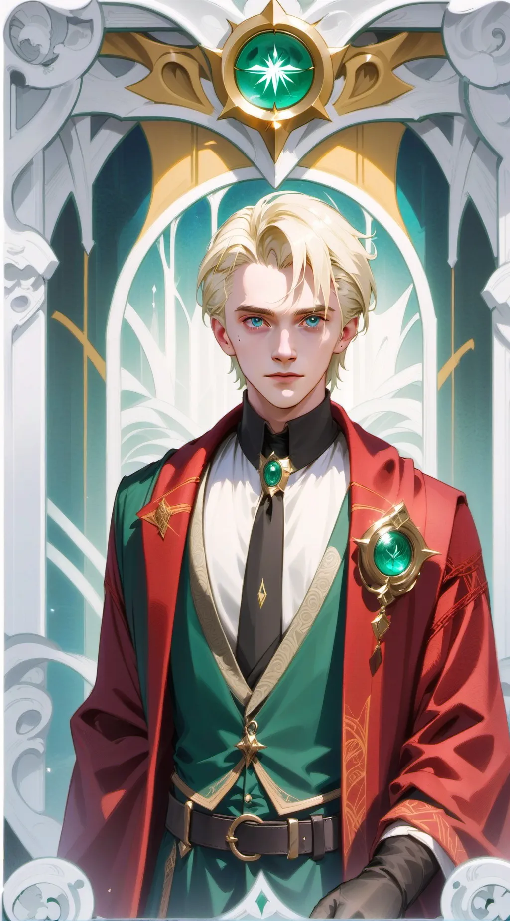 ai character: Draco Malfoy  background