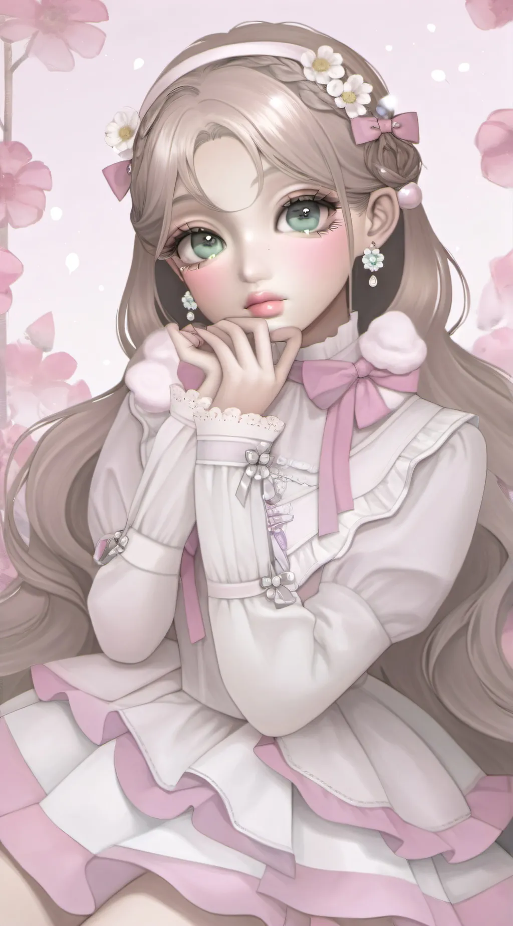 ai character: atumn background