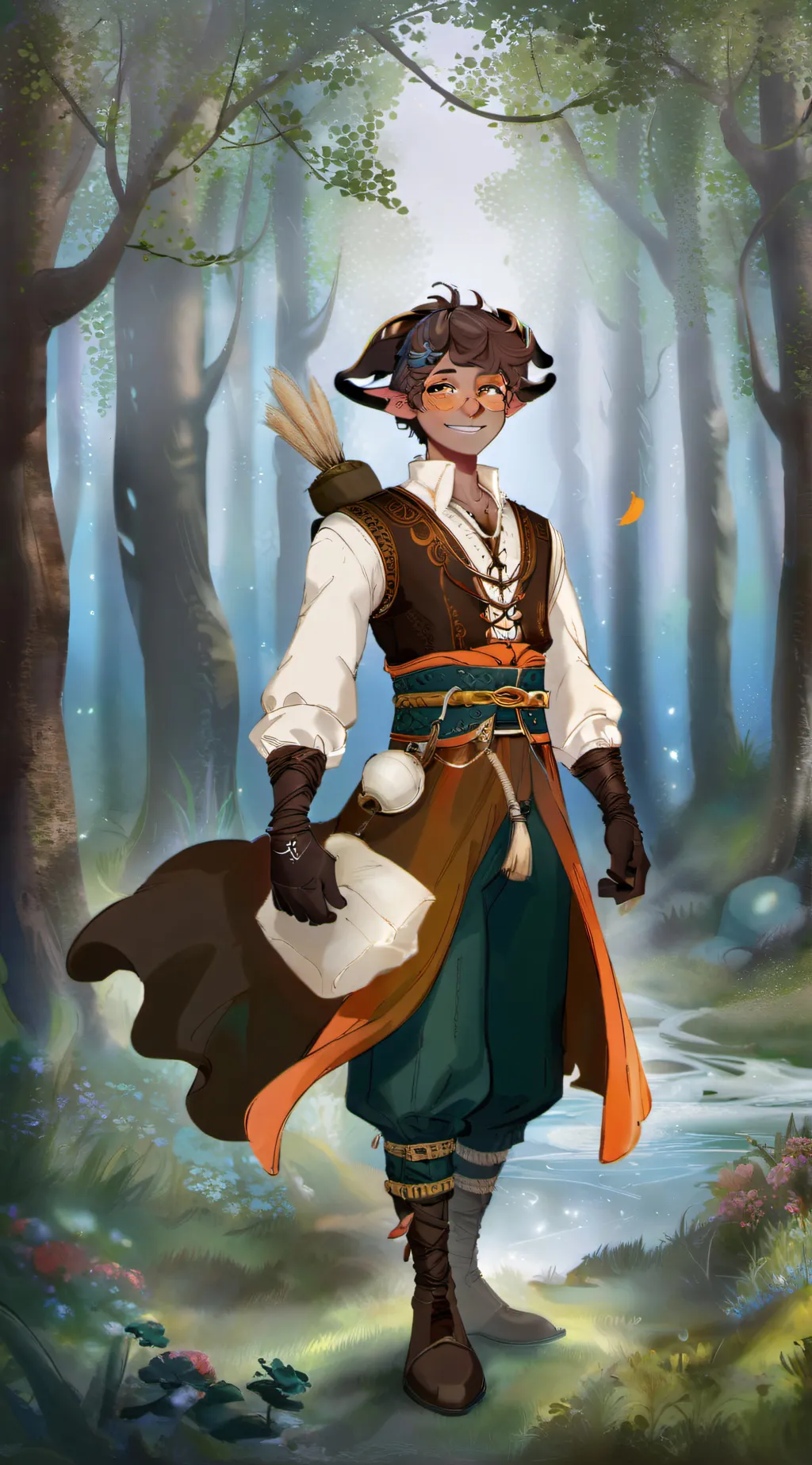 ai character: Leo Lancaster  background