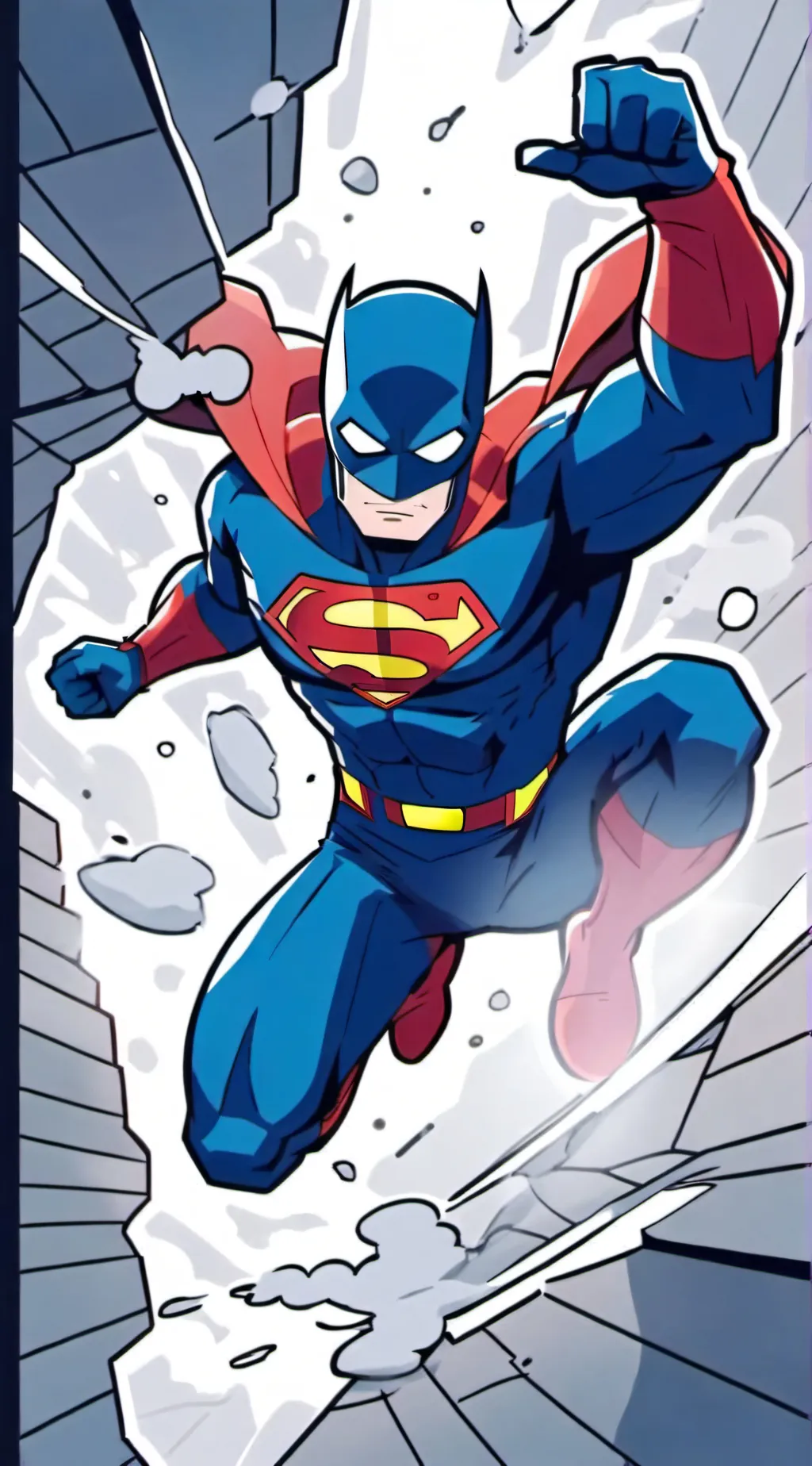 ai character: Superbatman background