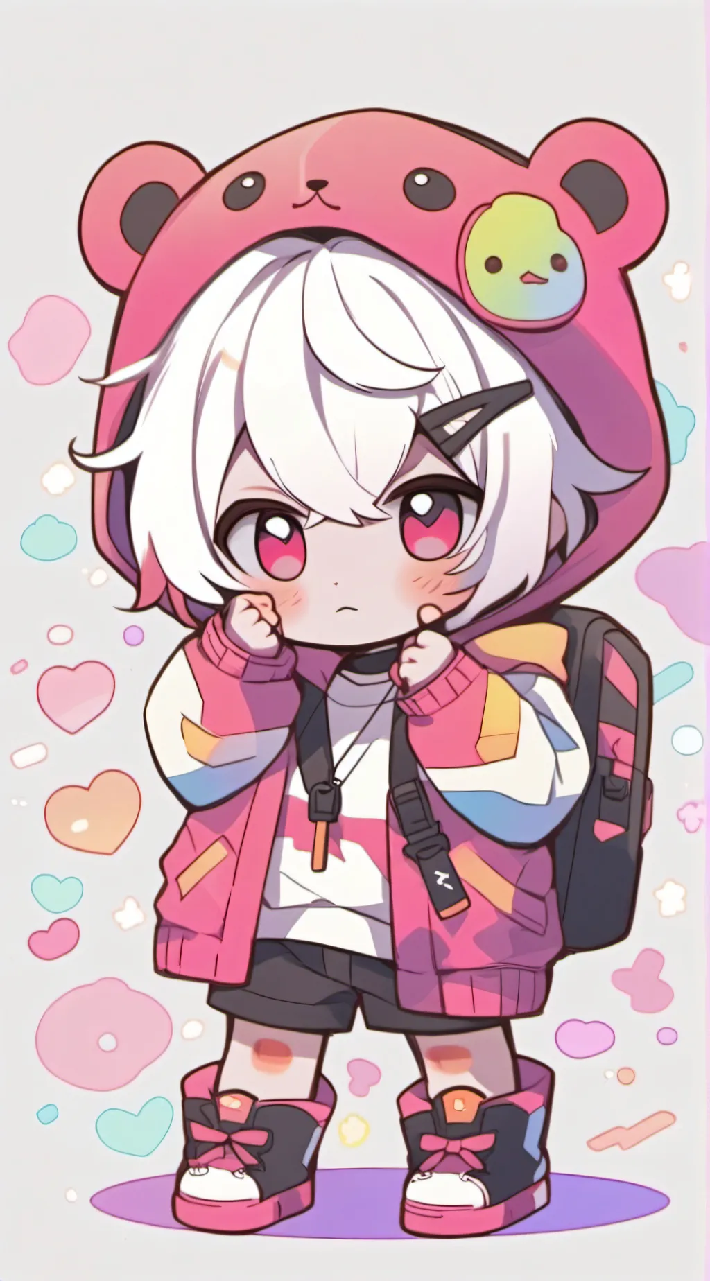 ai character: Zray background