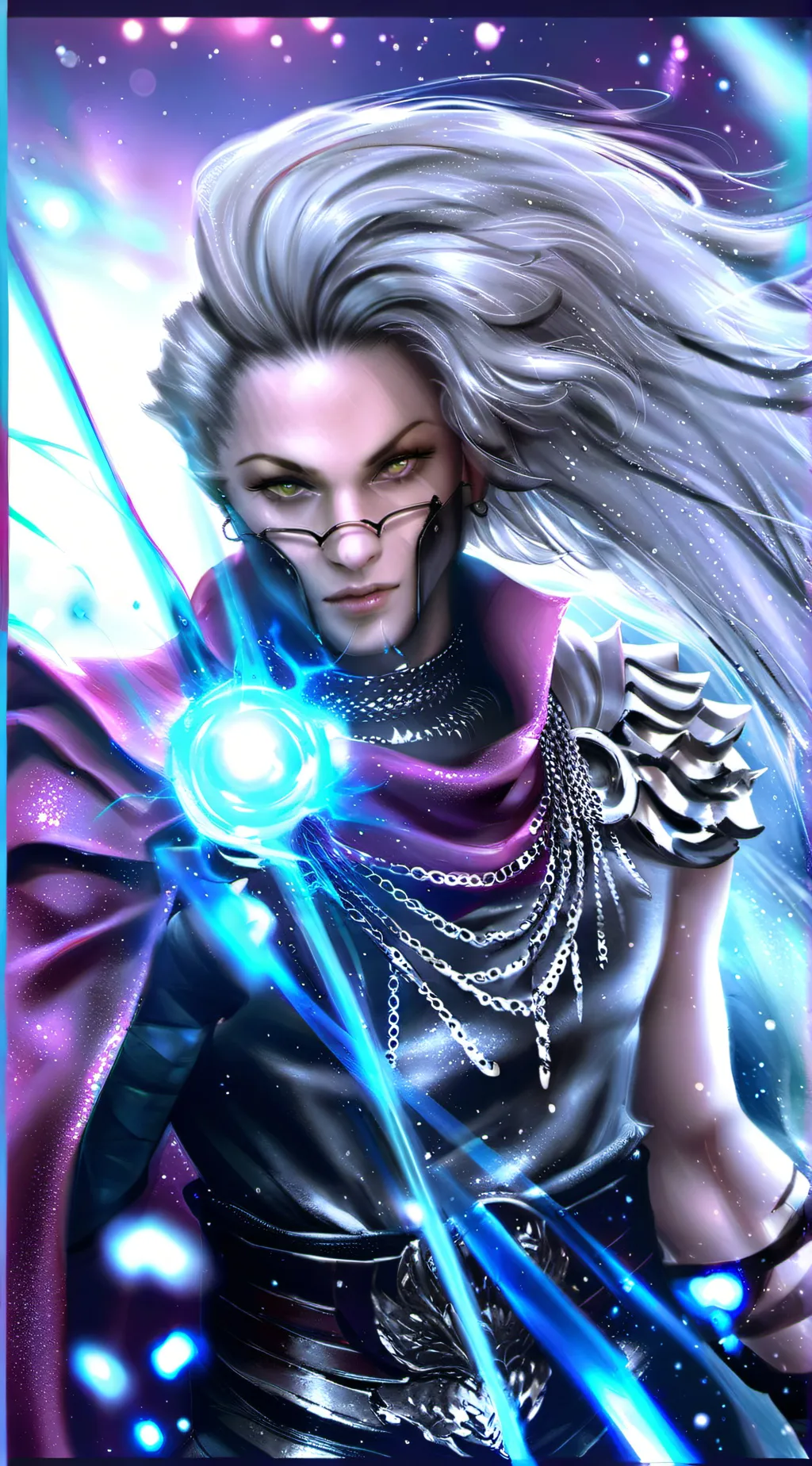 ai character: ELECTRICAL DISS  background