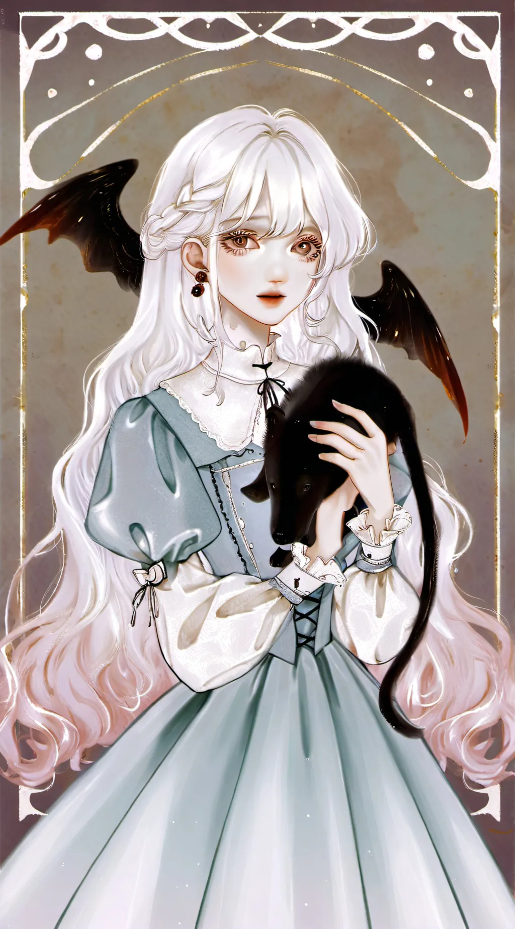 ai character: scaredy cat background