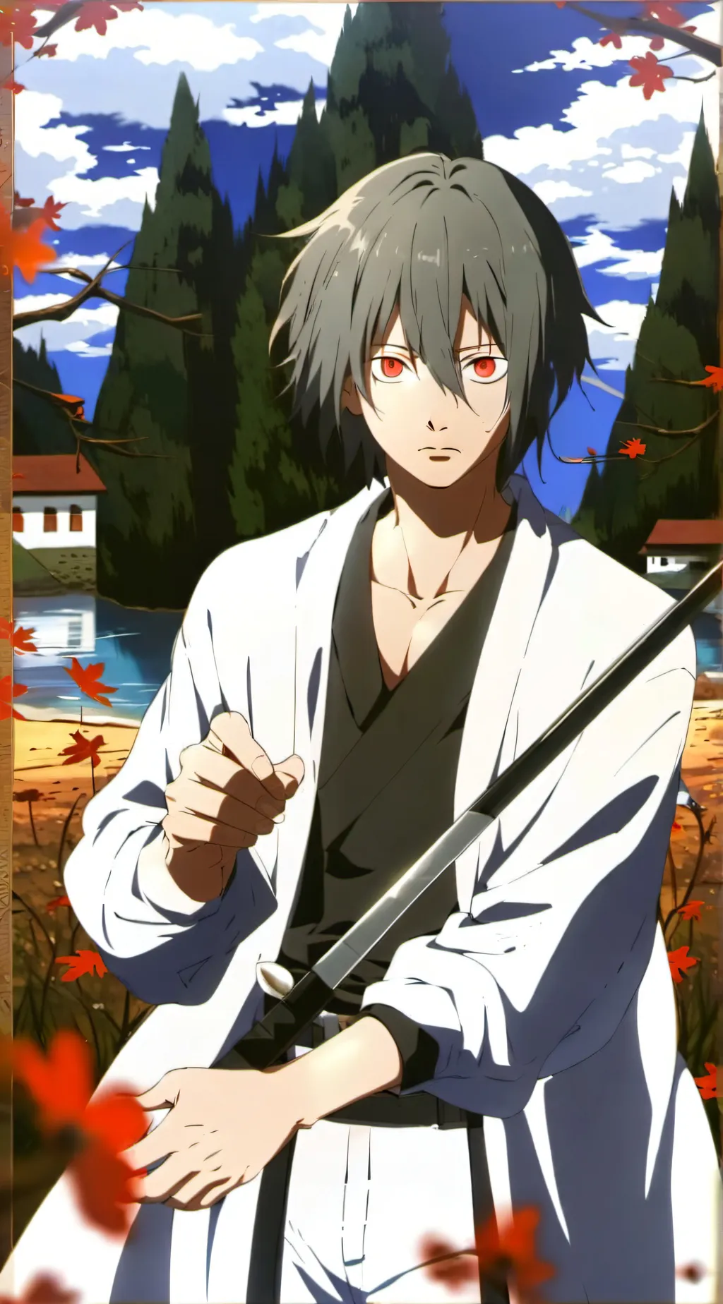 ai character: Naruto 😁 background