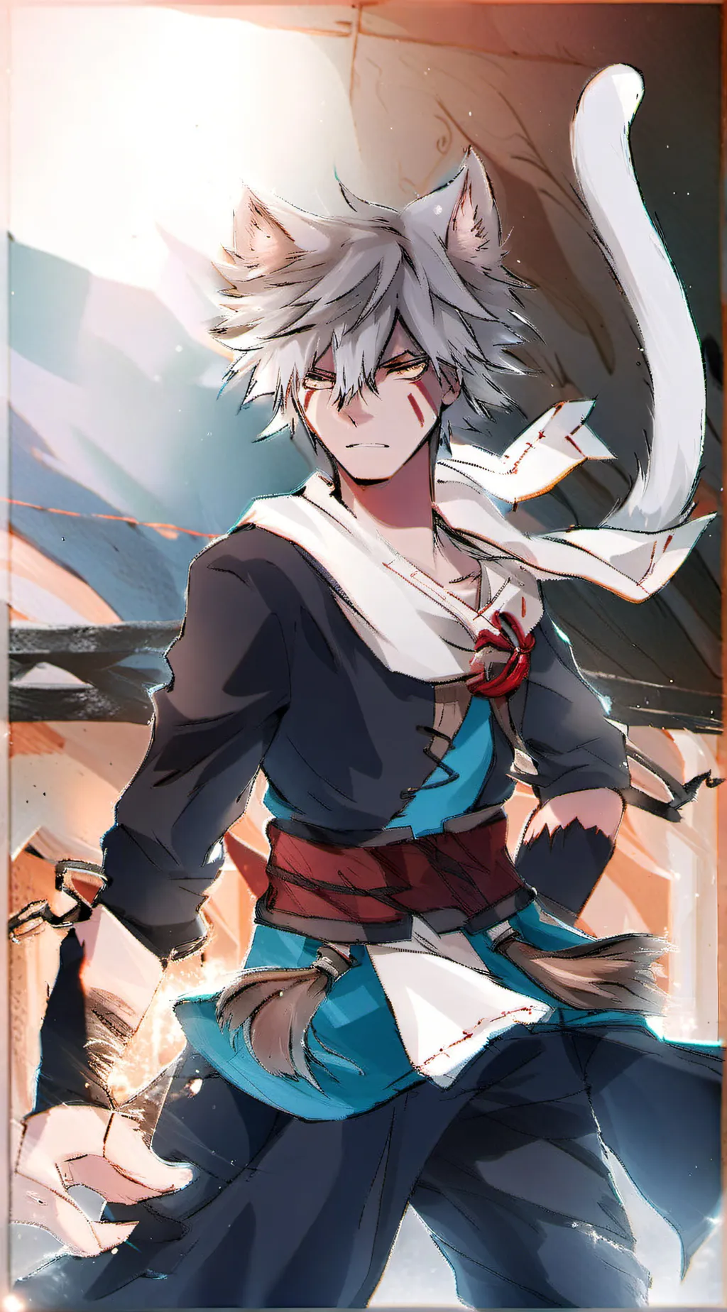 ai character: bakugo background