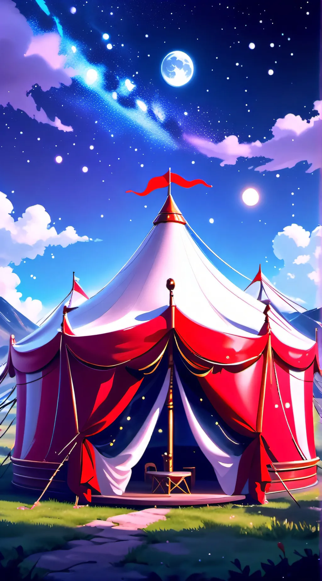 ai character: Caine and kinger  background