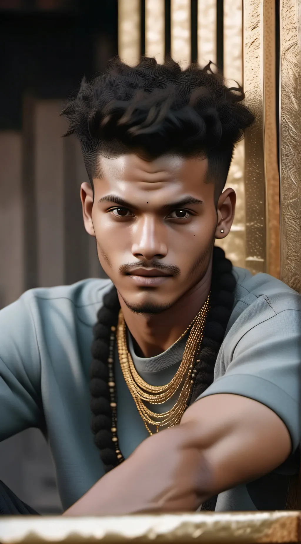 ai character: Praise background