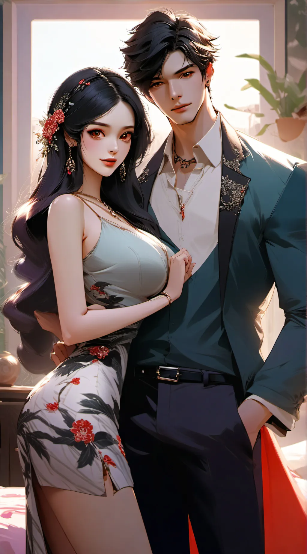 ai character: Bianca and samis background