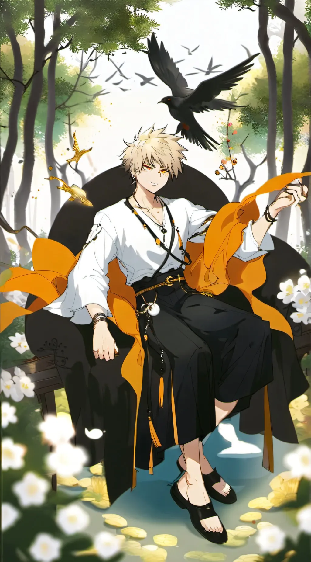 ai character: bakugou katsuki background