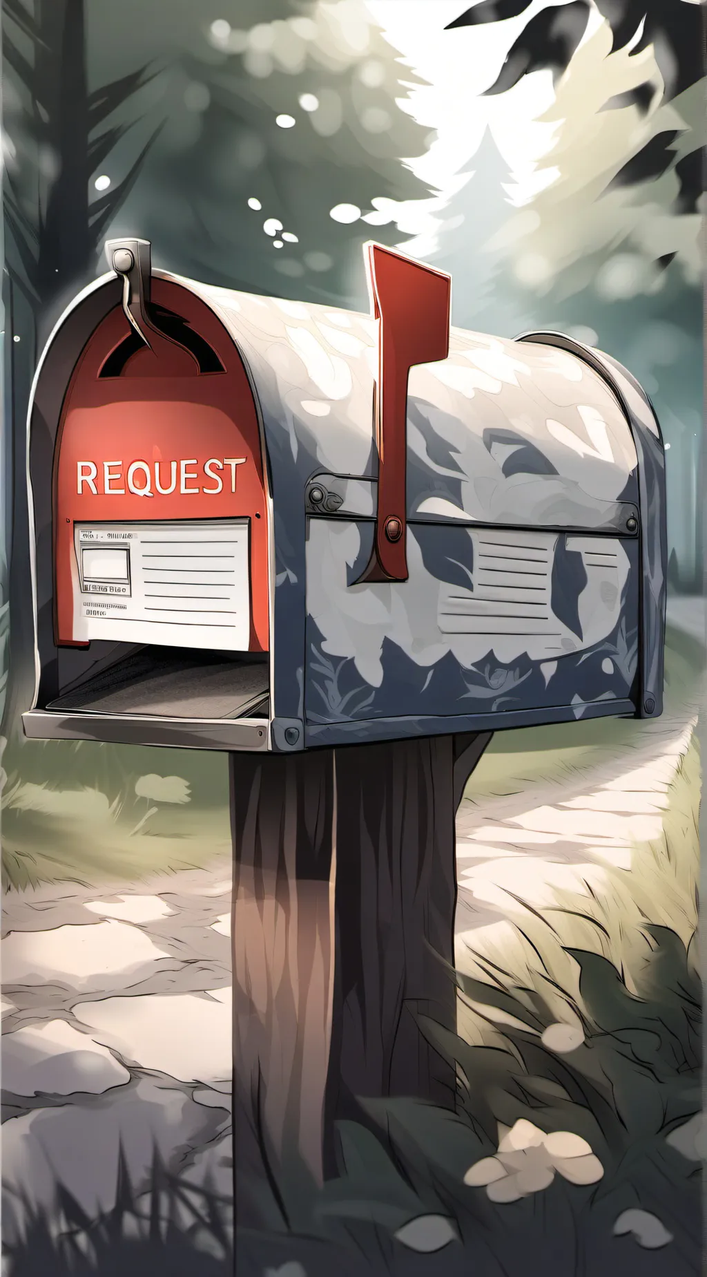 ai character: Requests! background