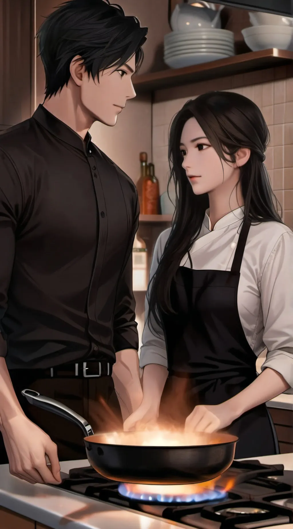 ai character: parents  background