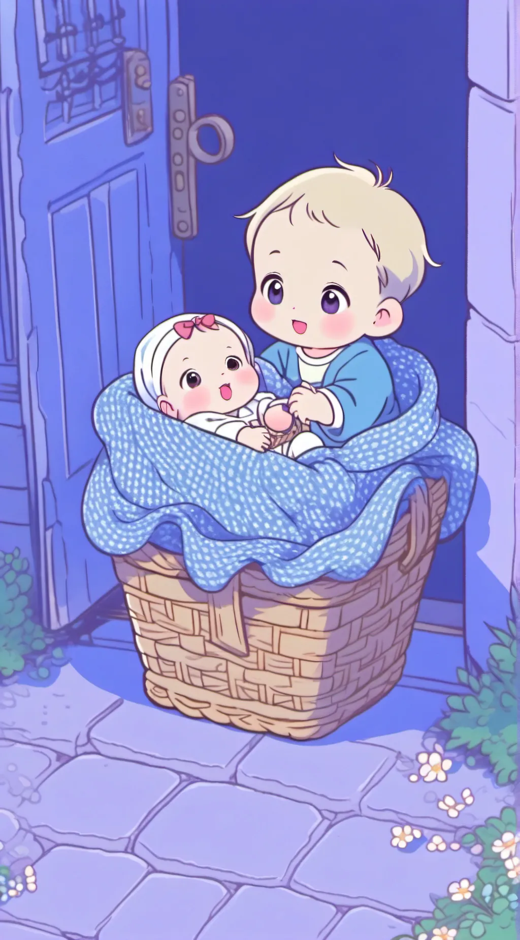 ai character: Annie and Lily background