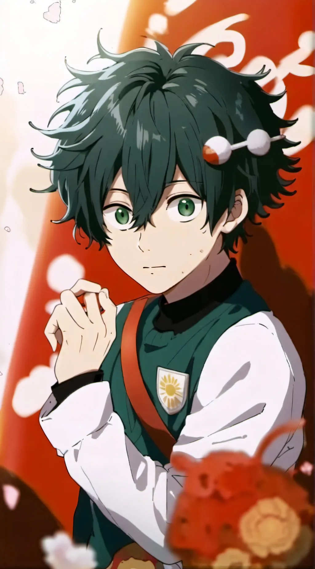 ai character: Deku background