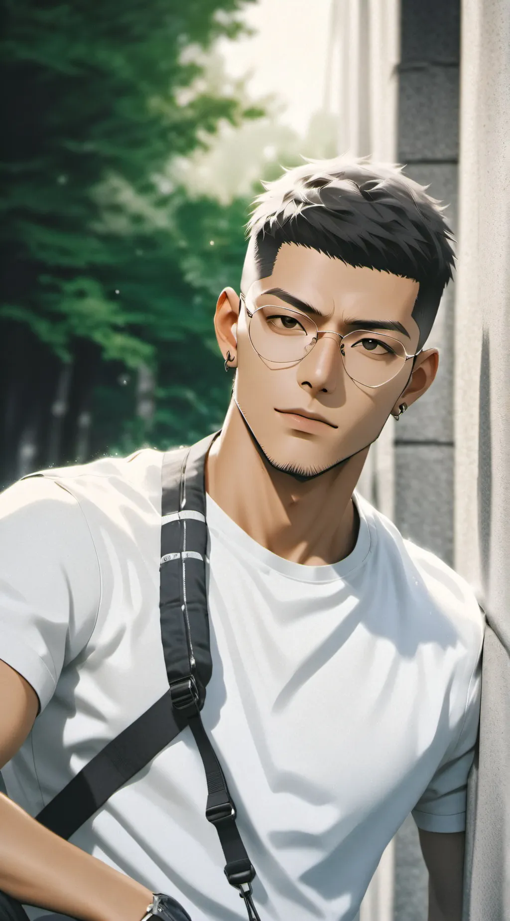 ai character: Alex Sam Greenwood background