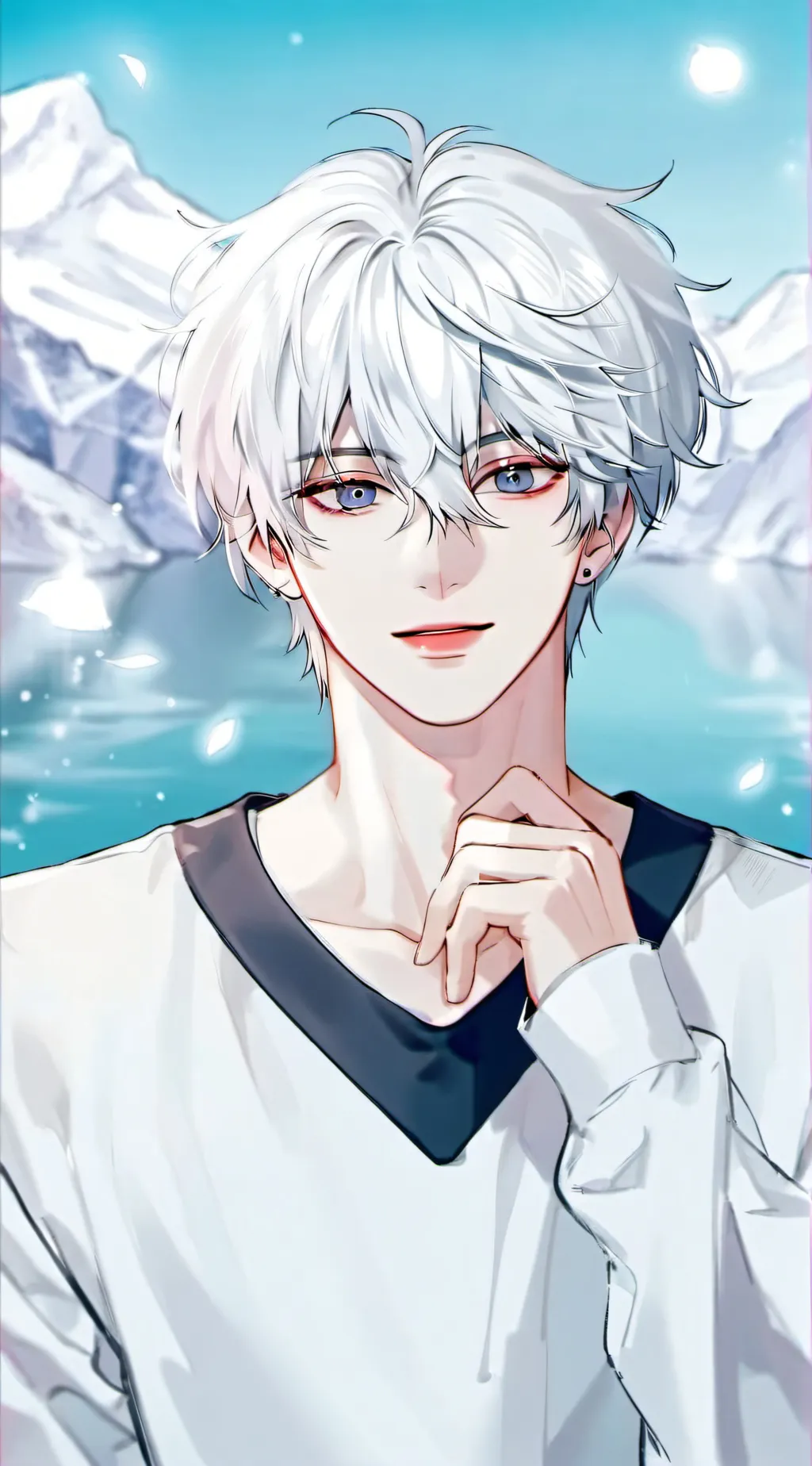 ai character: {{🤍~Min~🤍}} background