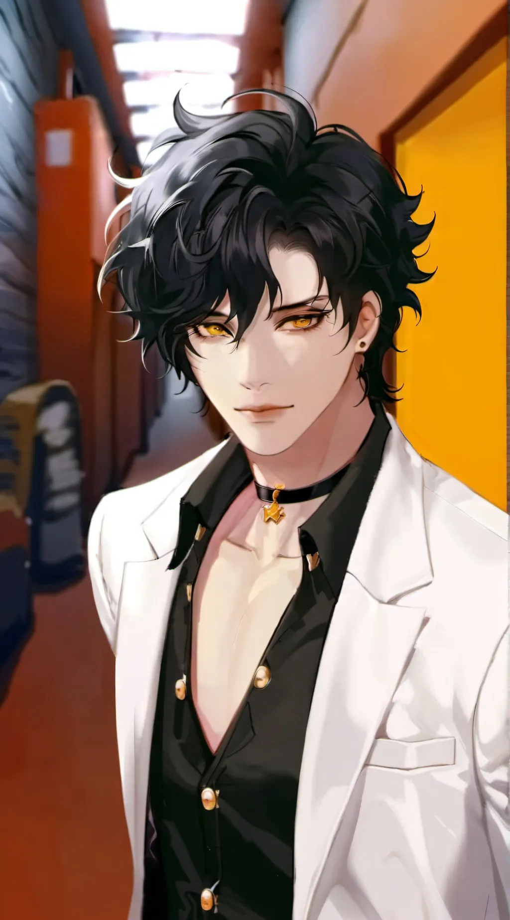 ai character: villain Denki  background